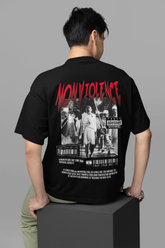 Nonviolence Legacy ft. Gandhiji - Oversized Patriotic Tee