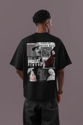 Rebel Roar ft. Bhagat Singh - Oversized Patriotic Tee